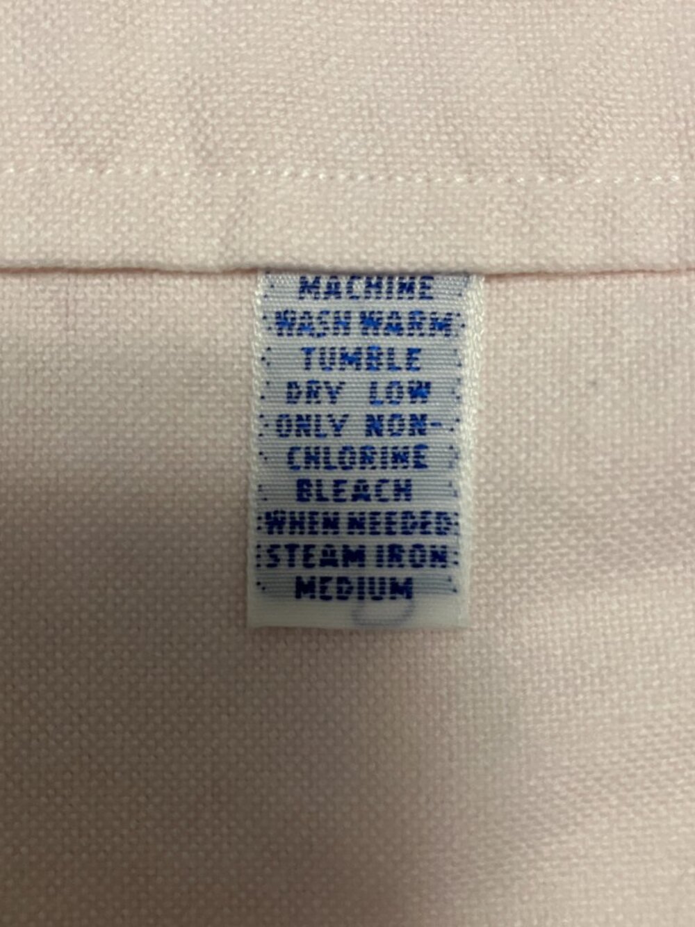 Vintage Polo Ralph Lauren Oxford Shirt Pale Pink Flesh Pony Cotton 16.5 36 XL - Picture 8 of 9